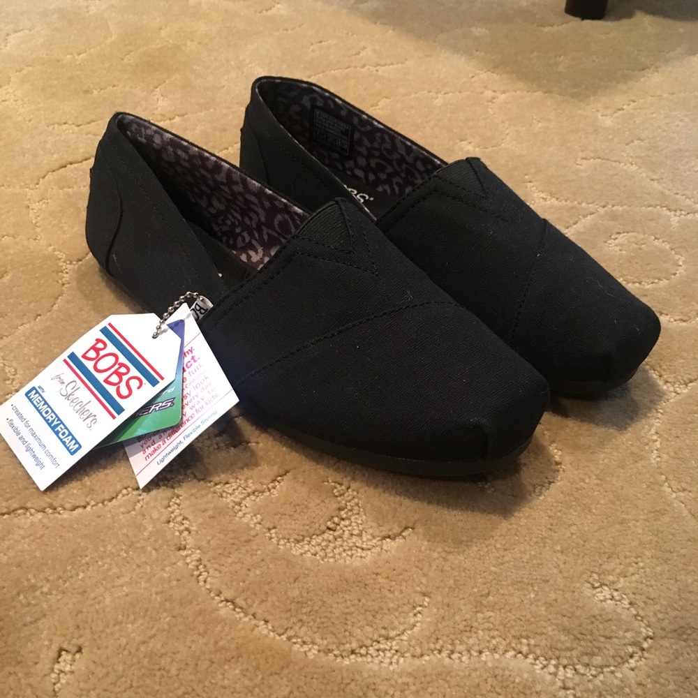 Bobs from Sketchers memory foam espadrilles/flats